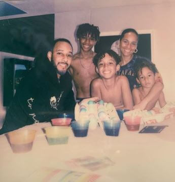 Genesis Ali Dean with his parents and siblings.